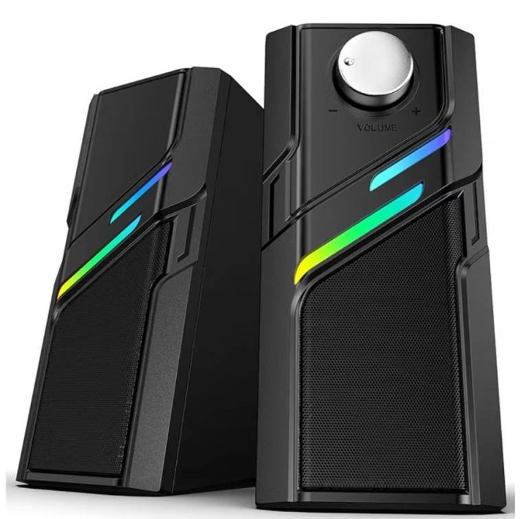 Computer speakers. USB and jack powered. New
