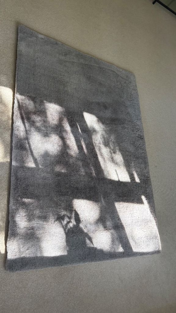 Grey/Mink Faux Fur Rug 