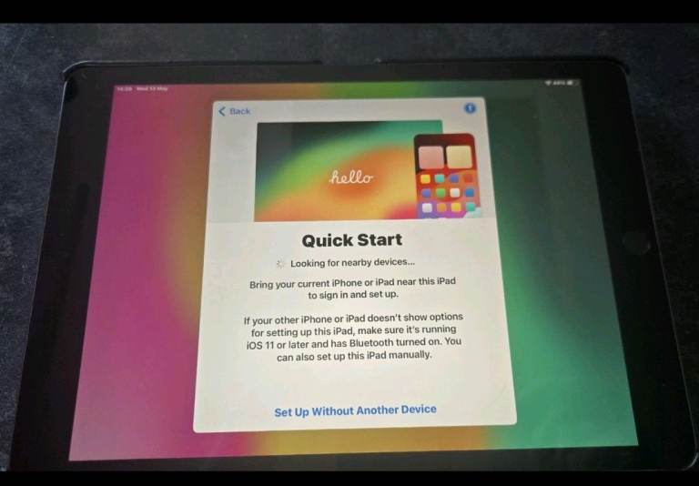 Apple ipad 9th generation SPARE OR REPAIR 