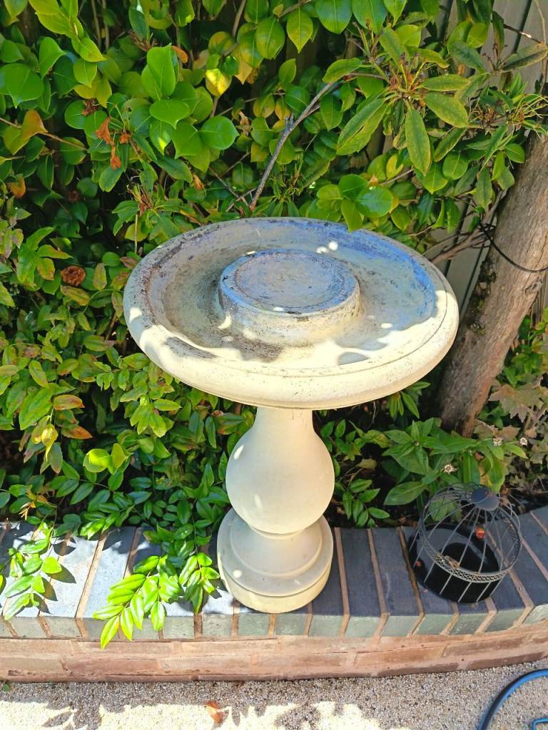 Stone Bird Bath – Used, Good Condition