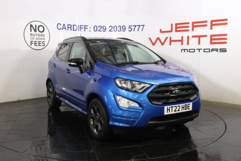 2022 Ford Ecosport 1.0T EcoBoost GPF ST-Line 5dr (SAT NAV, REV CAM, DAB) HATCHBACK Petrol Manual