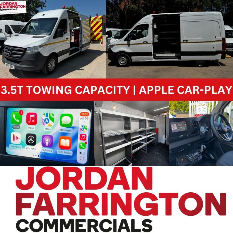 2022 MERCEDES SPRINTER 317 RWD WORKSHOP VAN WITH 3.5 TON TOWING CAPACITY