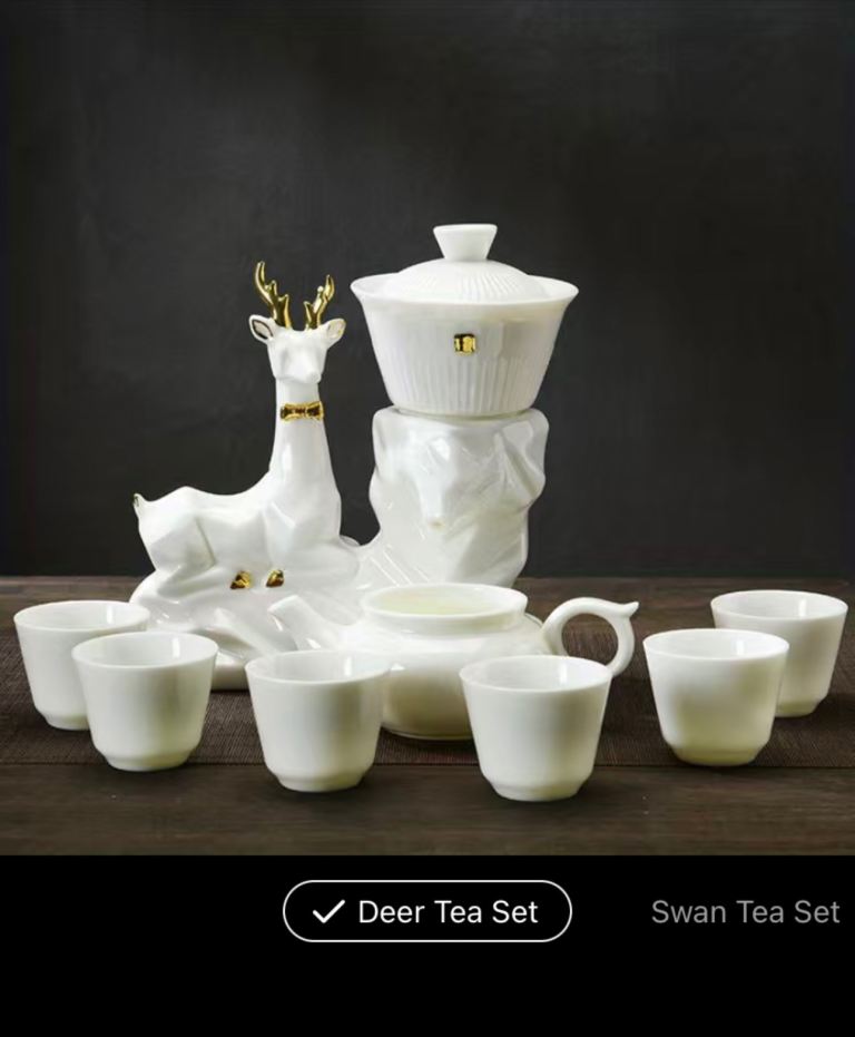 Deer tea set brand new 