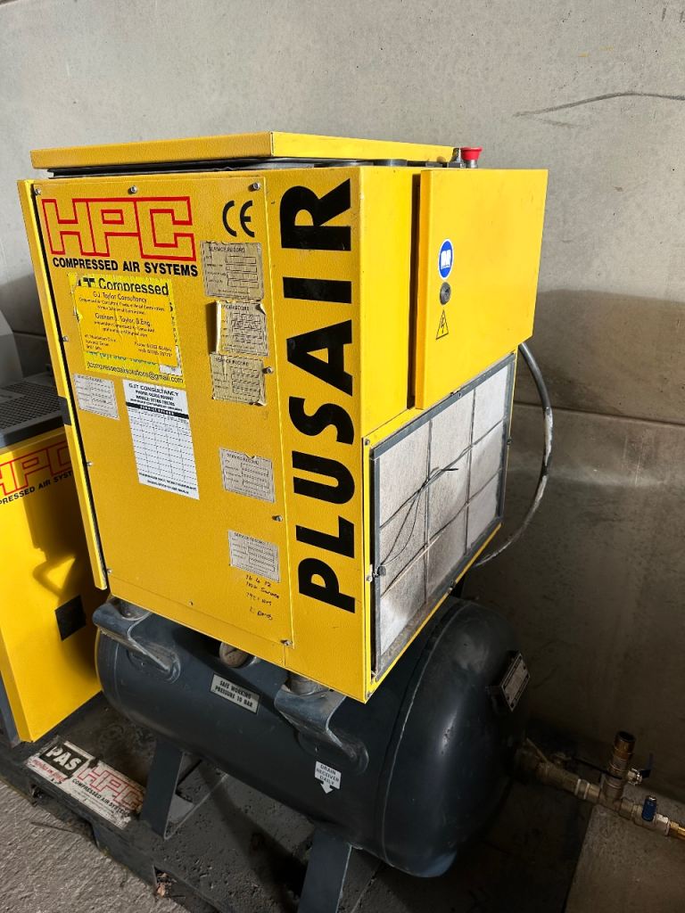 HPC Plusair Air Compressor with dryer - Fully working - Can deliver!