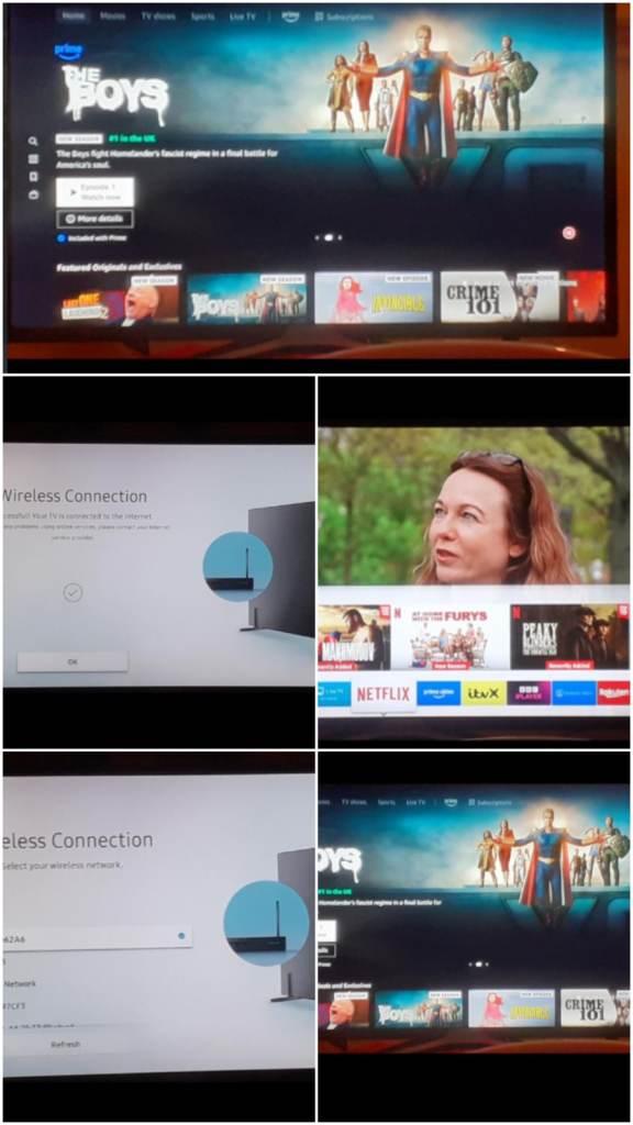 Smart tv by Samsung 