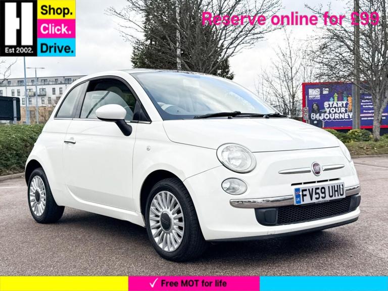  Fiat 500 1.2 Lounge Hatchback 3dr Petrol Manual Euro 5 (s/s) (69 bhp) Petrol Manual