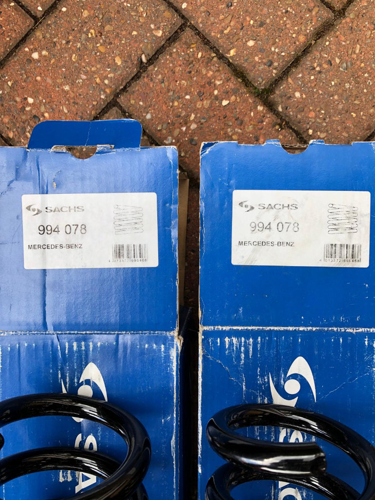 SACHS REAR SPRINGS FOR MERCEDES