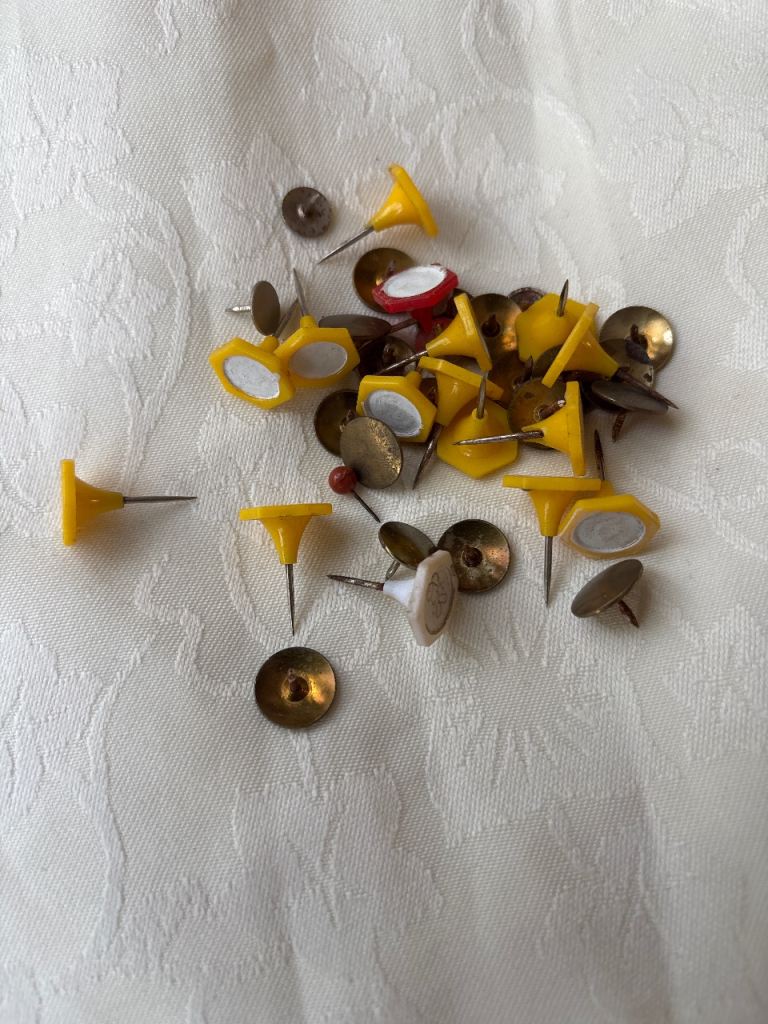 Vintage Thumb pins 
