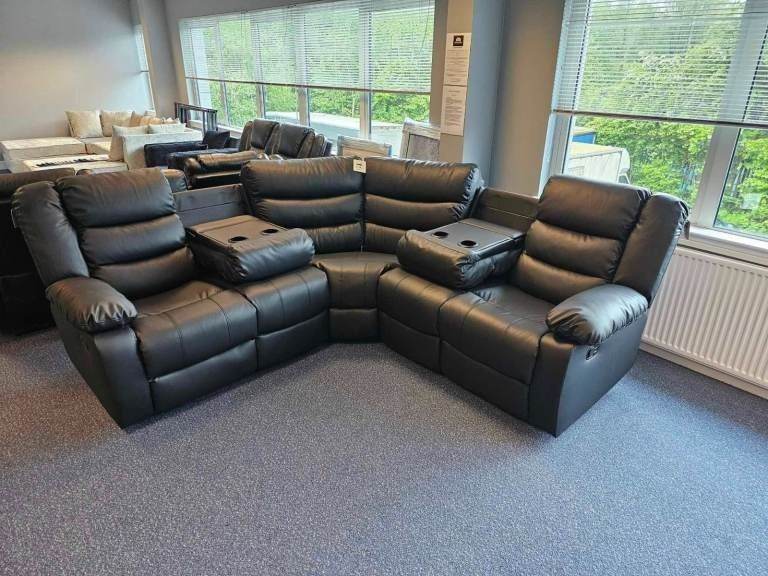 Luxury Roma Corner Recliner Sofa & 3-2 Recliner 🔥 Comfy Premium | 25% Off Free Delivery **