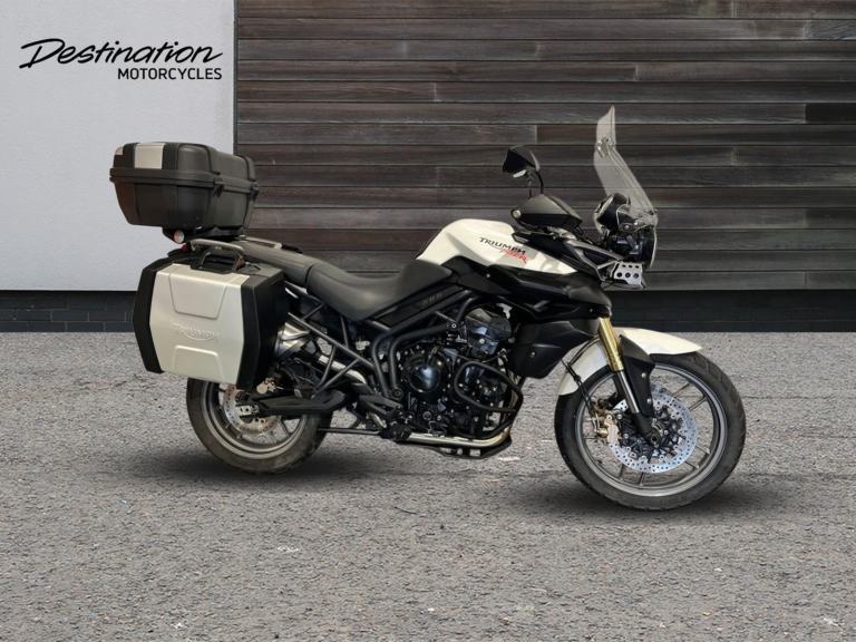 2012 Triumph Tiger 800 white Manual