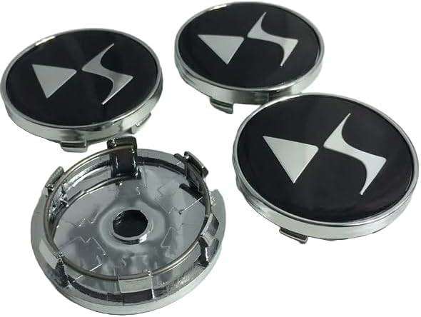 4PCS Car Hub Centre Caps for Citroen DS3 DS4 DS6, 60mm,