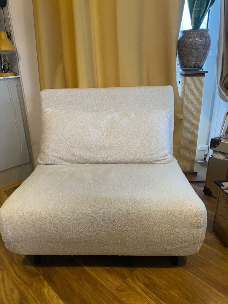 click clack sofa bed teddy bear cream 