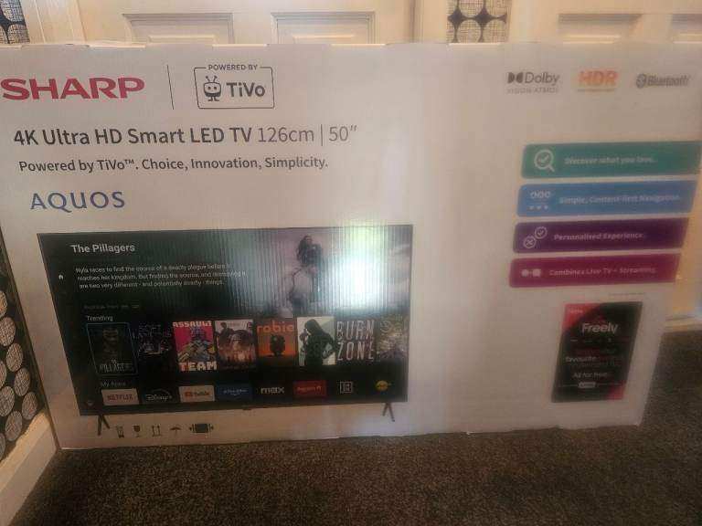 50 INCH SMART TV  ( BRAND NEW IN BOX / UNWANTED WEDDING GIFT )