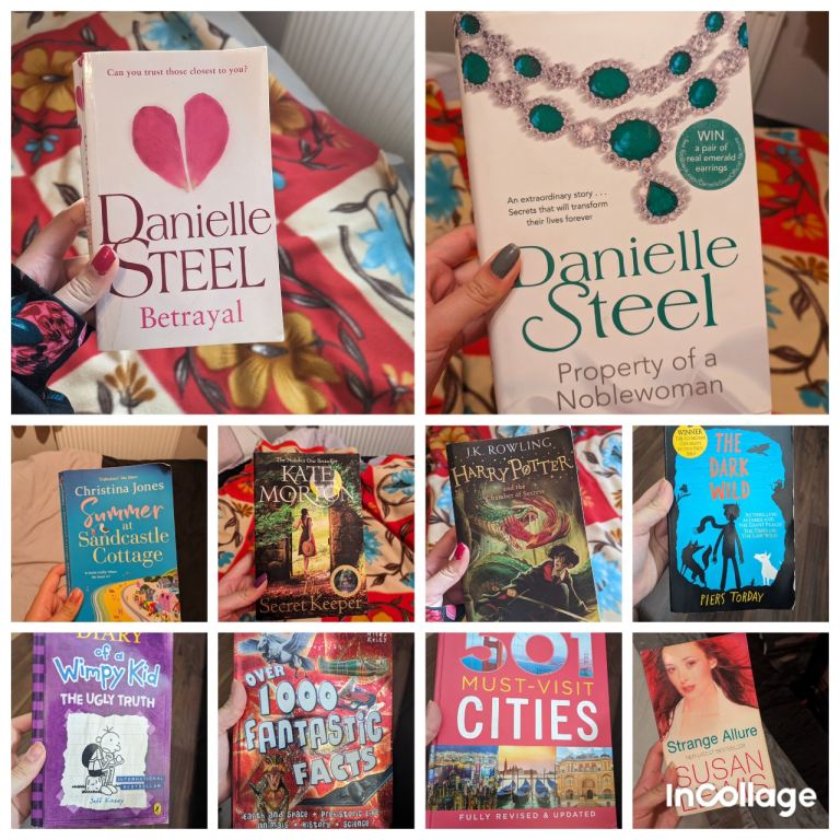 Various books available 