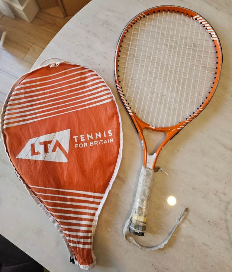 Used Junior 21" LTA Tennis Racket with Cover - Ages 5-6