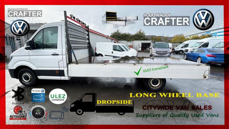 2019 Volkswagen Crafter 2.0 TDI 140PS Startline ETG DROPSIDE Dropside Diesel Manual