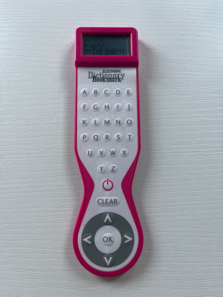 Electronic Bookmark Dictionary