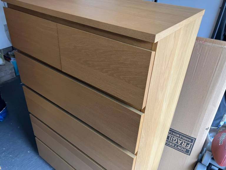 Malm Ikea 6 drawer chest