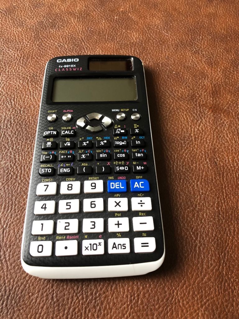 Casio FX-991EX Classwiz scientific calculator for GCSEs A Levels and uni