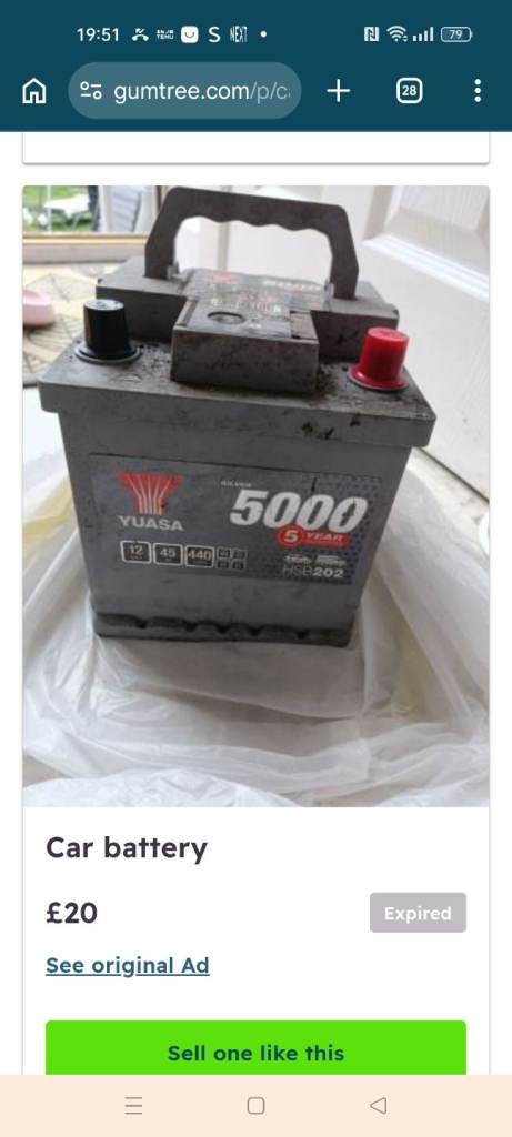 Car battery 