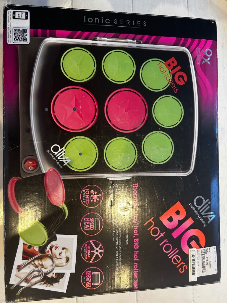 image for Diva big hot rollers 