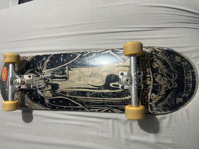 Santa Cruz Jason Jessee Skateboard Deck – Well-Used, Multicoloured
