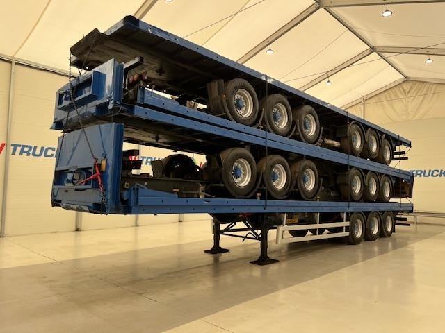Don Bur Tri Axle Stack of 5 Flatbed Trailers 