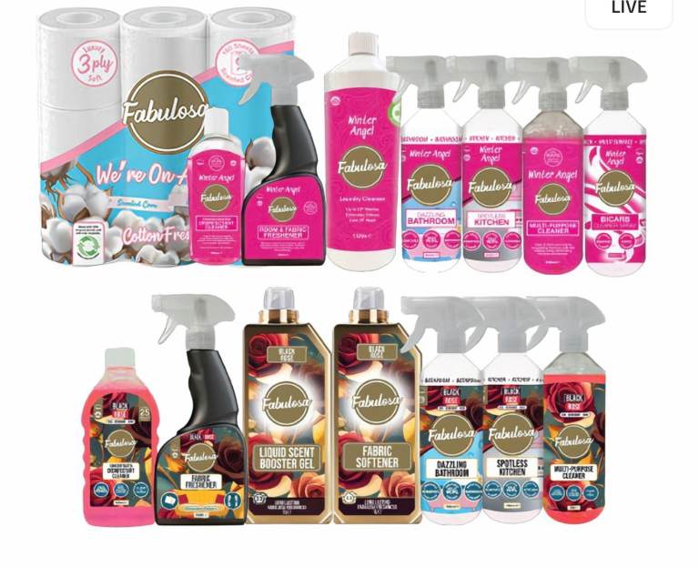 Fabulosa Cleaning Product Bundle – Various Scents & Types, BRAND NEW BOX SEALED 