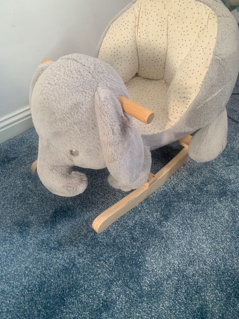 Mamas and papas rocking elephant chair interactive