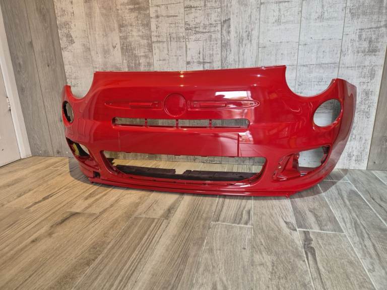 FIAT  SPORT 2012 – 2015 BRAND NEW FRONT BUMPER PAINTED PASSODOBLE RED 111A