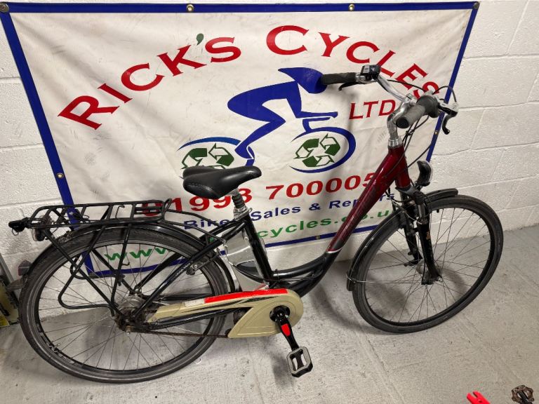 Raleigh e-Bike 18” Frame Low Frame Ladies Hybrid Bike. £295! Serviced. Great