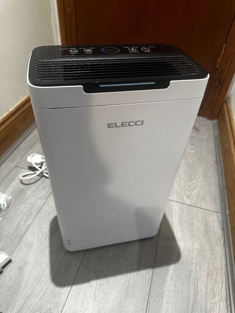 ELECCI Dehumidifier – White, Good Condition
