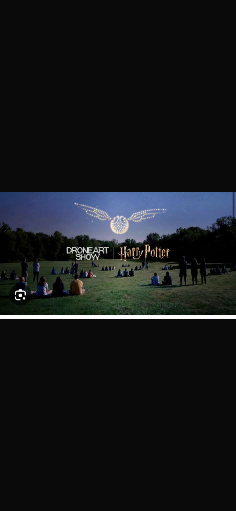 Happy potter drone show Newcastle Friday 28th August. 2 adults 1 child ticket