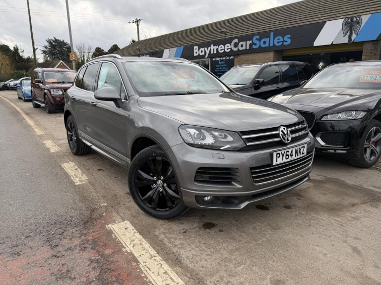 VOLKSWAGEN TOUAREG 3.0 TDI V6 BlueMotion Tech R-Line Grey Auto Diesel 2014