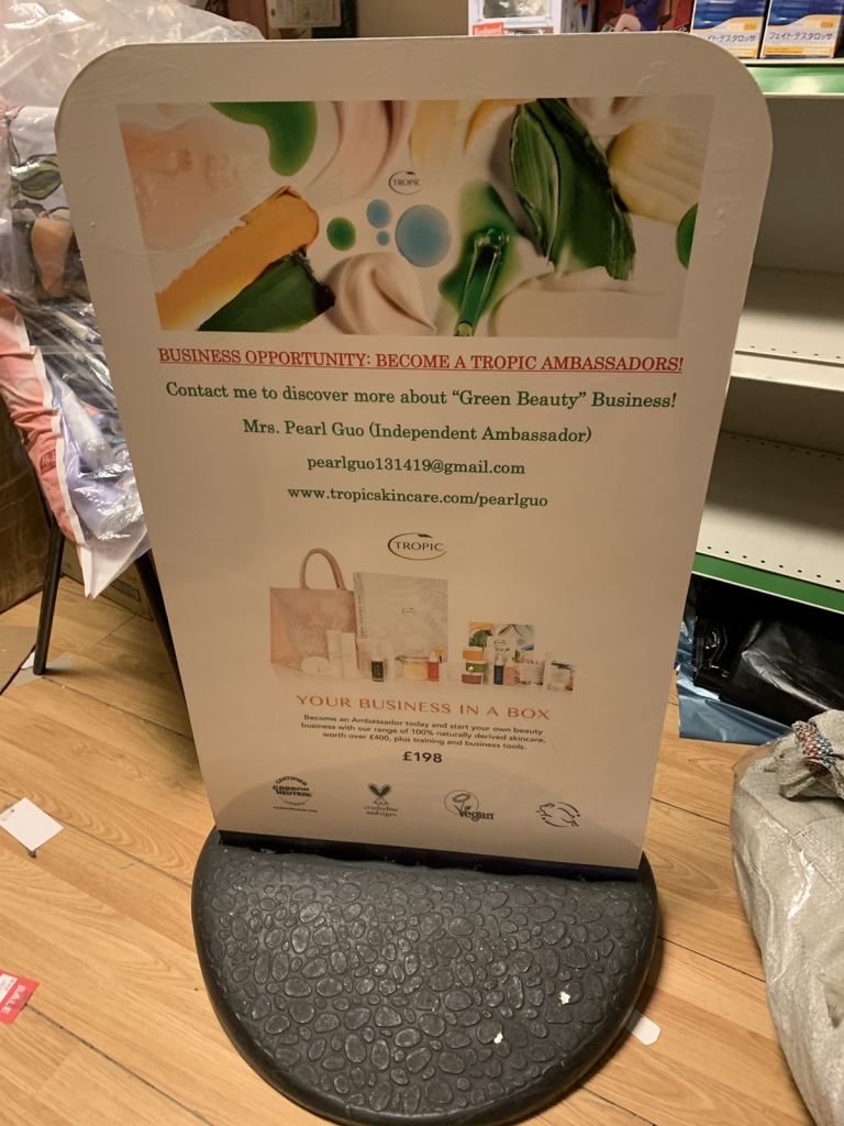 Display stand, water prove, metal material 