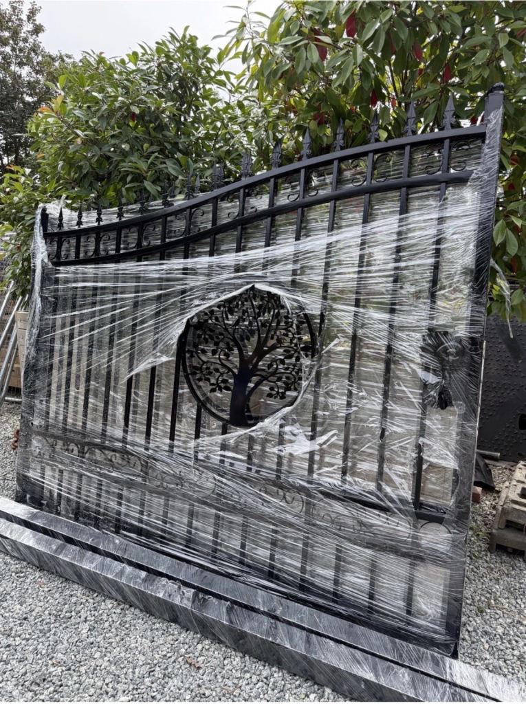 BRAND NEW - double iron driveway gates 