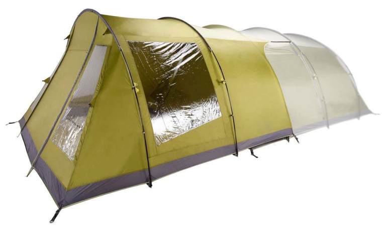 Vango Icarus 500 family tent with enclosed front extension 