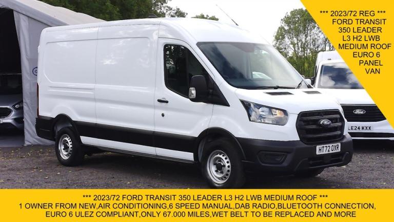 2023 Ford Transit 350 LEADER L3 H2 LWB MEDIUM ROOF WITH AIR CONDITIONING,6 SPEED AND MORE Panel V...