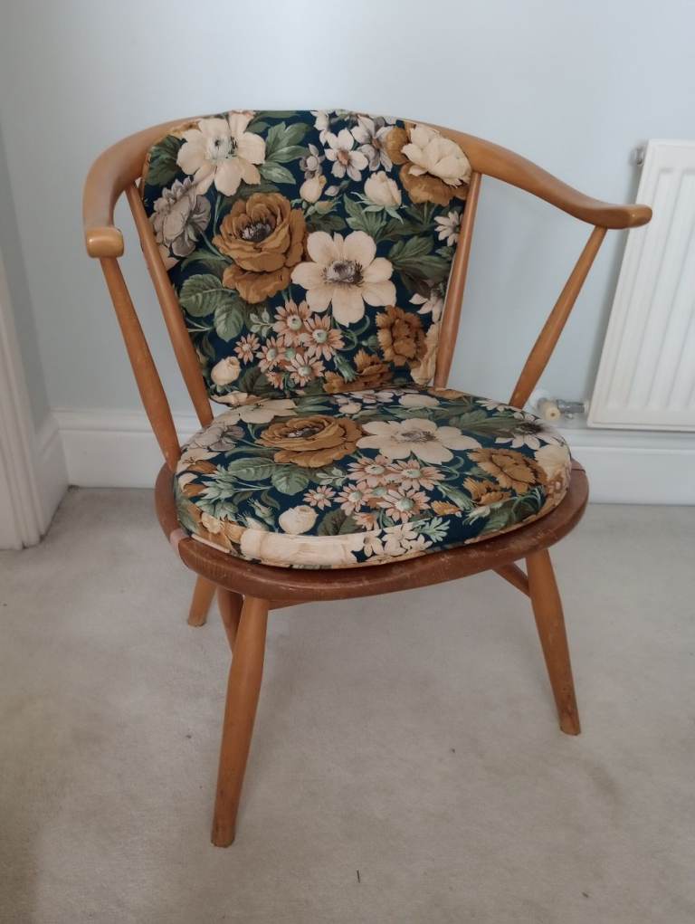 Ercol Original chair with removable cushions 