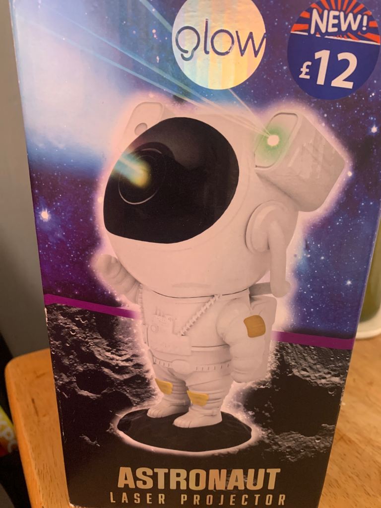 Astronaut laser projector 