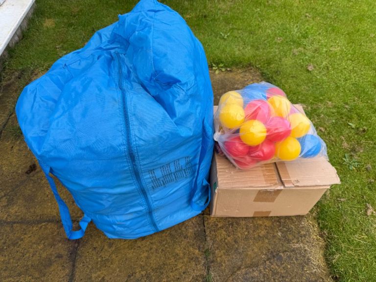 Large Inflatable Bouncy Castle with Slide and Ball Pit | in Newton ...