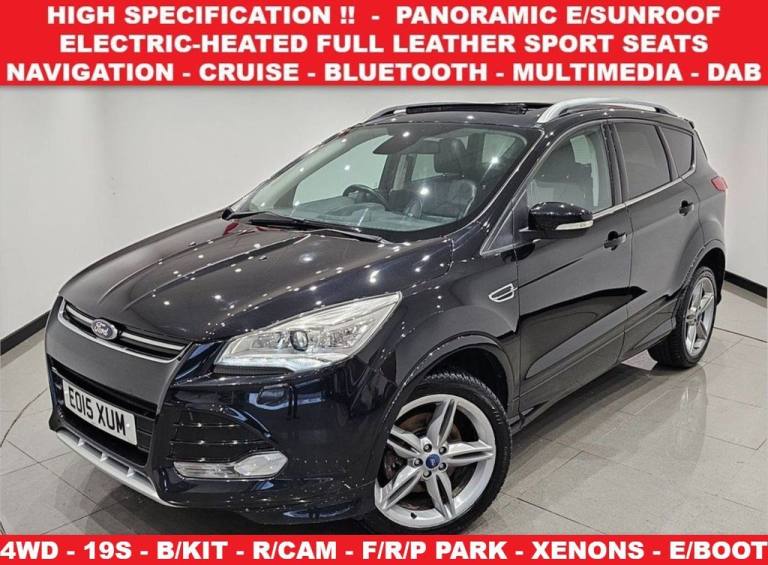 2015 FORD KUGA 2.0 TDCI (180 PS) TITANIUM X SPORT 4WD ( EURO 6 ) S/S 5DR + NAV