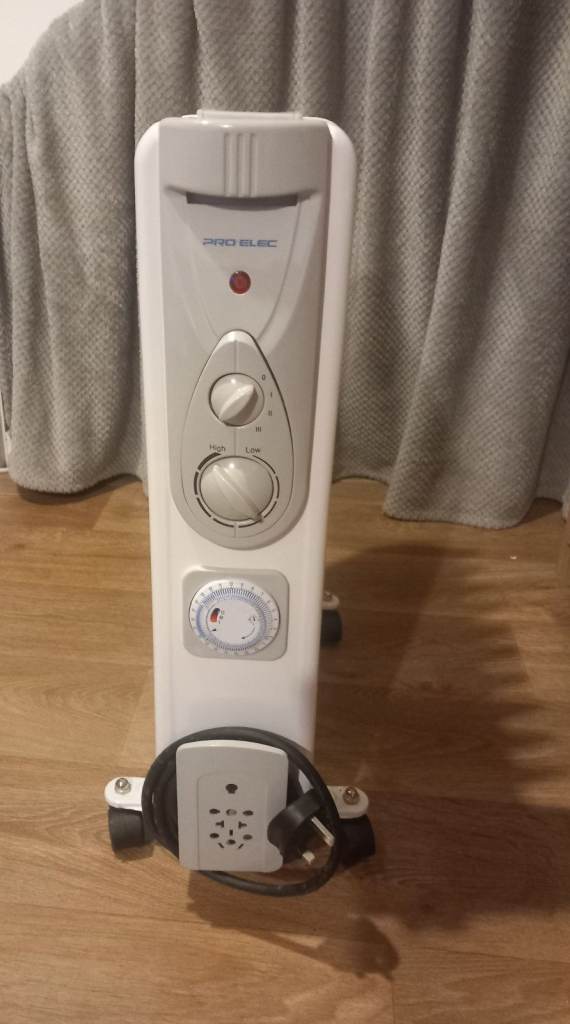 PRO-ELEC Oil Filled Radiator Heater - Good Condition