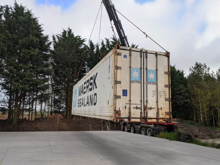 40ft High Cube Insulated Shipping Container