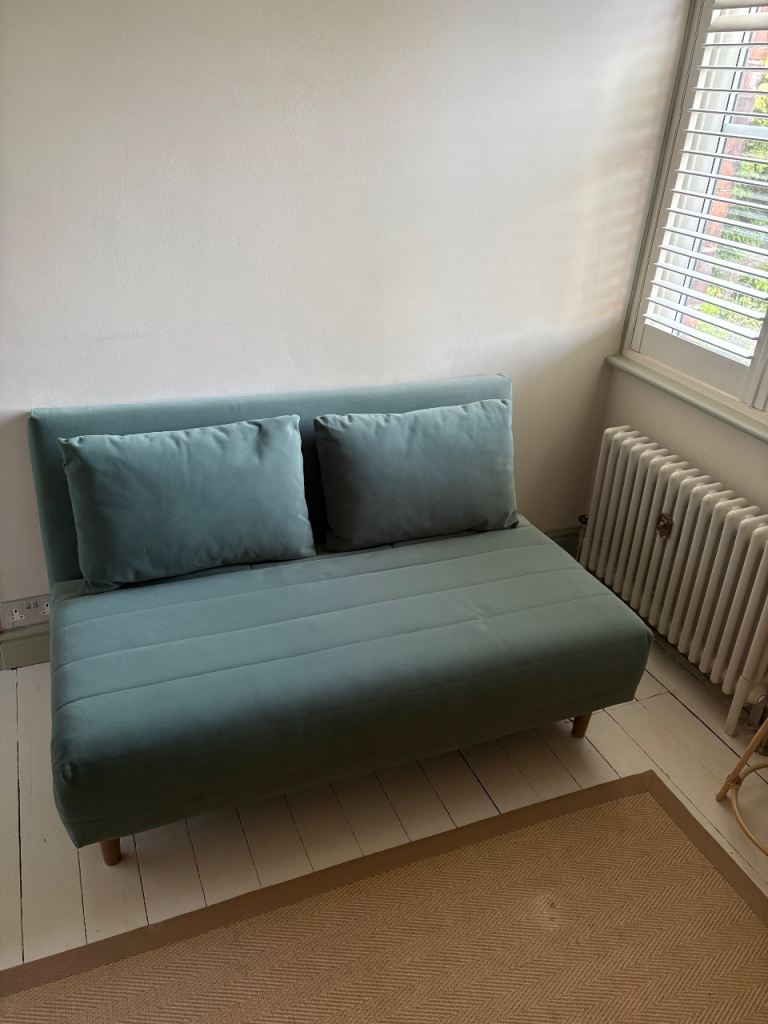 M&S Logan Double Fold Out Sofa Bed - FBSB - Teal, Teal