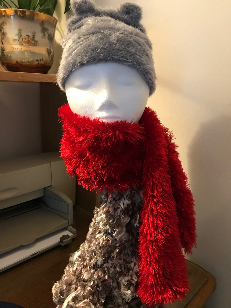 Hat and two scarf's 