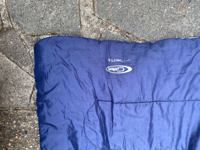 Sale of camping equipment 6 person tent awning. sleeping bags