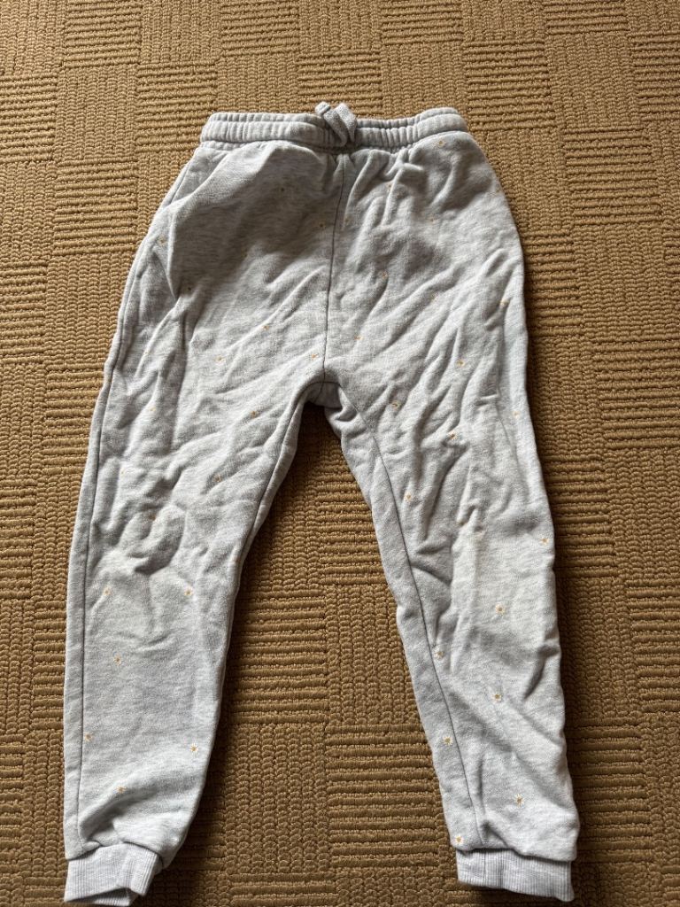 Girls Floral Sweatpants – 4–5 Years