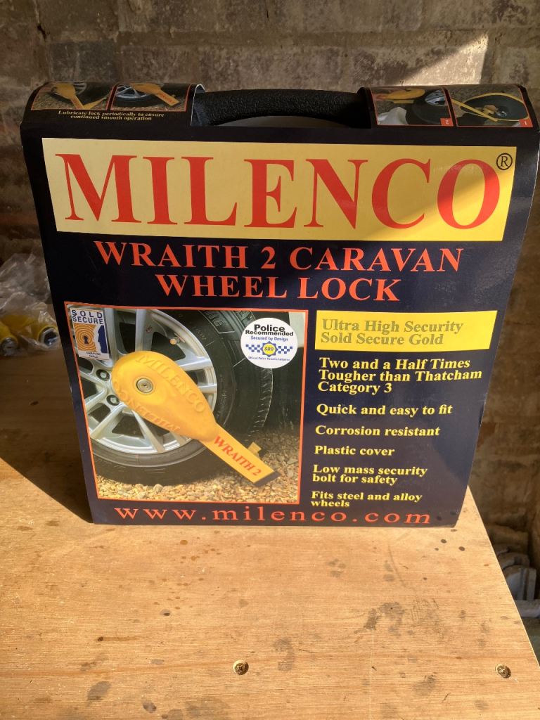 Milenco Wraith 2 Caravan Wheel Lock