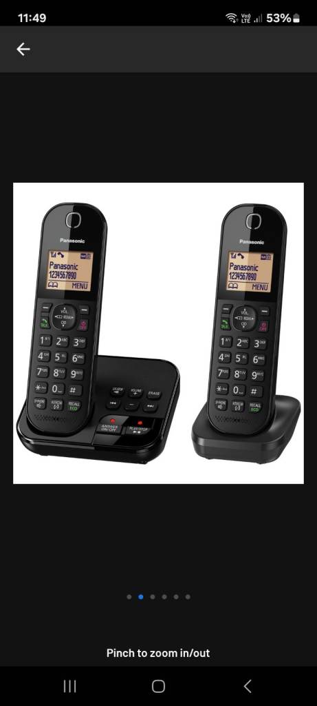 Panasonic KX-TGC422 TWIN HANDSET